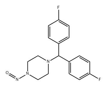 N-亚硝基氟桂利嗪EP杂质A 结构式