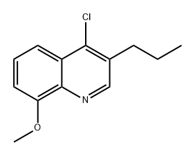 Quinoline, 4-chloro-8-methoxy-3-propyl- Structure