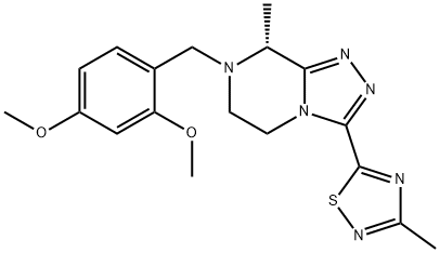 (8R)-7-[(2,4-Dimethoxyphenyl)methyl]-5,6,7,8-tetrahydro-8-methyl-3-(3-methyl-1,2,4-thiadiazol-5-yl)-1,2,4-triazolo[4,3-a]pyrazine|非唑奈坦杂质