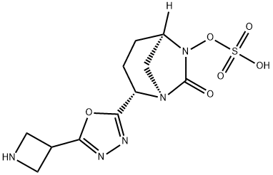 (2S,5R)-2-(5-(azetidin-3-yl)-1,3,4-oxadiazol-2-yl)-7-oxo-1,6-diazabicyclo[3.2.1]octan-6-yl hydrogen sulfate|Β-LACTAMASE-IN-4