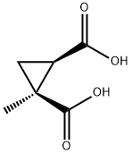 1,2-Cyclopropanedicarboxylic acid, 1-methyl-, (1S,2R)-|(1S,2R)-1-甲基环丙烷-1,2-二羧酸