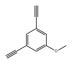 Benzene, 1,3-diethynyl-5-methoxy- Structure