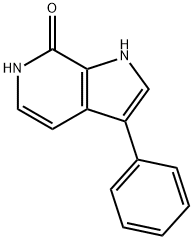 7H-Pyrrolo[2,3-c]pyridin-7-one, 1,6-dihydro-3-phenyl- Structure