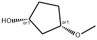 rel-(1R,3S)-3-methoxycyclopentan-1-ol, 16327-02-9, 结构式