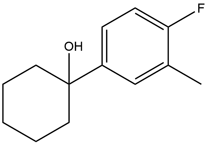 1-(4-fluoro-3-methylphenyl)cyclohexanol|1-(4-氟-3-甲基苯基)环己醇