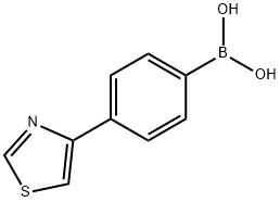 Boronic acid, B-[4-(4-thiazolyl)phenyl]- Struktur