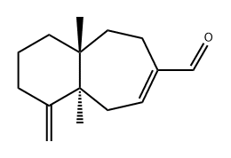 1H-Benzocycloheptene-7-carboxaldehyde, 2,3,4,4a,5,8,9,9a-octahydro-4a,9a-dimethyl-4-methylene-, (4aS,9aR)-|