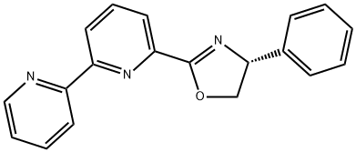 2,2'-Bipyridine, 6-[(4R)-4,5-dihydro-4-phenyl-2-oxazolyl]-|(R)-2-([2,2'-联吡啶]-6-基)-4-苯基-4,5-二氢恶唑