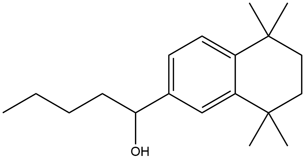 α-Butyl-5,6,7,8-tetrahydro-5,5,8,8-tetramethyl-2-naphthalenemethanol Structure