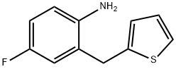 Benzenamine, 4-fluoro-2-(2-thienylmethyl)-|