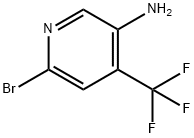 3-Pyridinamine, 6-bromo-4-(trifluoromethyl)- Struktur