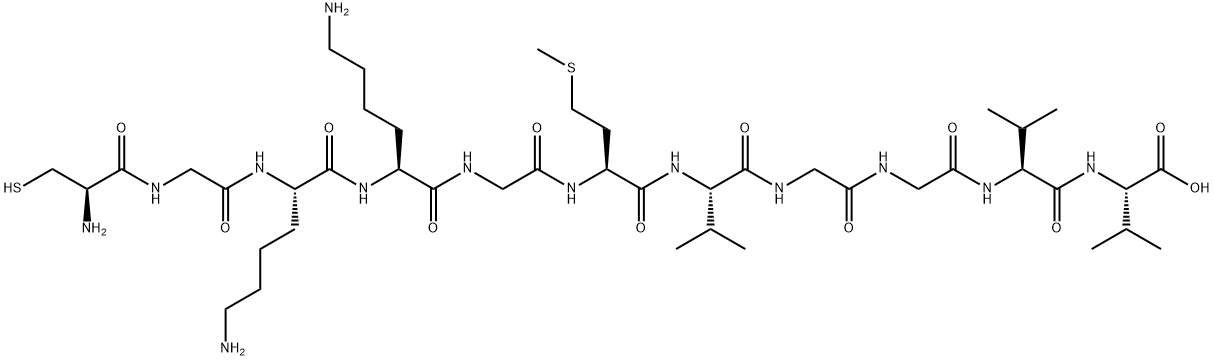 Cys-Gly-Lys-Lys-Gly-Amyloid  β-Protein (35-40)|Cys-Gly-Lys-Lys-Gly-Amyloid  β-Protein (35-40)