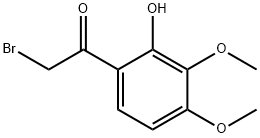 3,4-Dimethoxy-2-hydroxyphenacyl bromide Structure