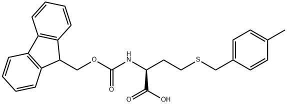 N-α-(9-Fluorenylmethoxycarbonyl)-S-(4-methylbenzyl)-L-homocysteine Structure