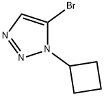 5-Bromo-1-cyclobutyl-1H-1,2,3-triazole Structure