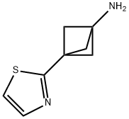 3-(Thiazol-2-yl)bicyclo[1.1.1]pentan-1-amine Structure