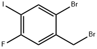 2-Bromo-5-fluoro-4-iodobenzyl bromide Structure