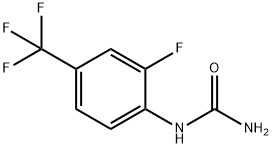 2-Fluoro-4-(trifluoromethyl)phenylurea Structure