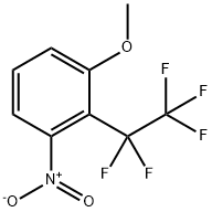 1-Methoxy-3-nitro-2-(pentafluoroethyl)benzene Structure