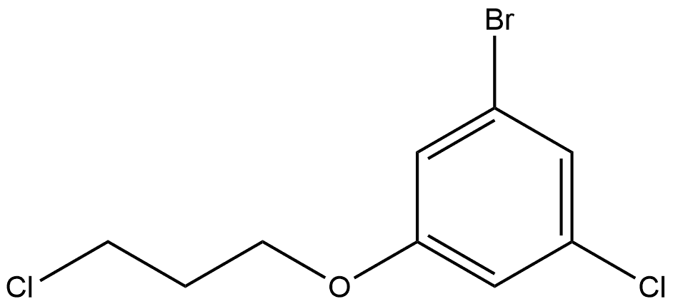 1-Bromo-3-chloro-5-(3-chloropropoxy)benzene Structure