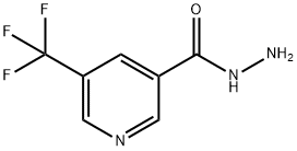 5-(TRIFLUOROMETHYL)NICOTINOHYDRAZIDE 结构式