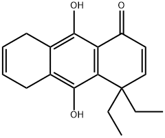 1(4H)-Anthracenone, 4,4-diethyl-5,8-dihydro-9,10-dihydroxy-|化合物 TRAP-6-IN-1