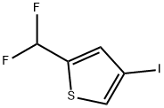 2-(Difluoromethyl)-4-iodo-thiophene Struktur