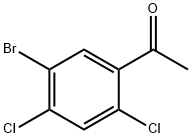 1-(5-Bromo-2,4-dichlorophenyl)ethanone Structure