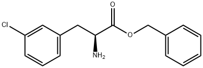 3-Chloro-L-phenylalanine phenylmethyl ester Struktur