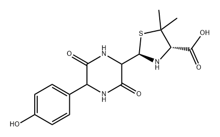 阿莫西林杂质03 结构式