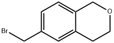6-(bromomethyl)-3,4-dihydro-1H-2-benzopyran Structure