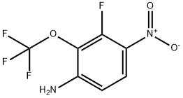 3-Fluoro-4-nitro-2-(trifluoromethoxy)aniline Struktur
