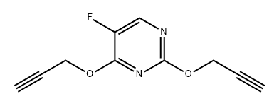 Pyrimidine, 5-fluoro-2,4-bis(2-propyn-1-yloxy)-|化合物 BIS-PRO-5FU