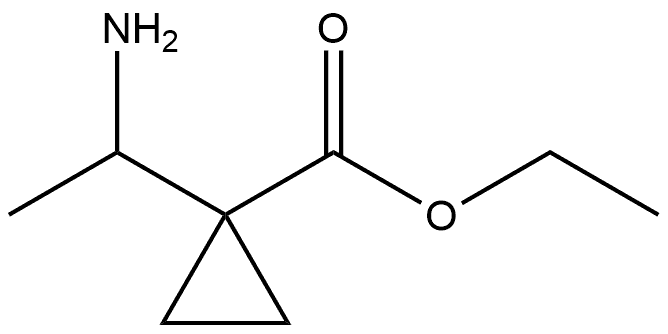 Ethyl 1-(1-aminoethyl)cyclopropanecarboxylate Structure