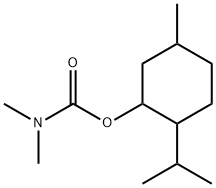 Menthyl N,N-dimethylcarbamate Structure