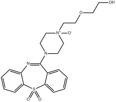Ethanol, 2-[2-[4-(5,5-dioxidodibenzo[b,f][1,4]thiazepin-11-yl)-1-oxido-1-piperazinyl]ethoxy]-|喹硫平杂质6