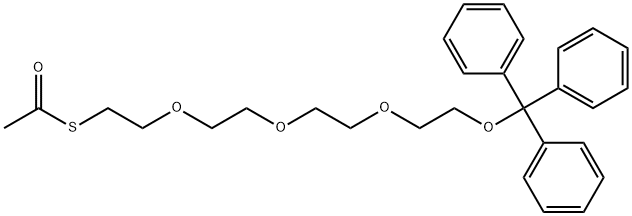 Ethanethioic acid, S-(13,13,13-triphenyl-3,6,9,12-tetraoxatridec-1-yl) ester