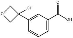3-(3-hydroxyoxetan-3-yl)benzoic acid Struktur