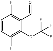 3,6-Difluoro-2-(trifluoromethoxy)benzaldehyde Structure