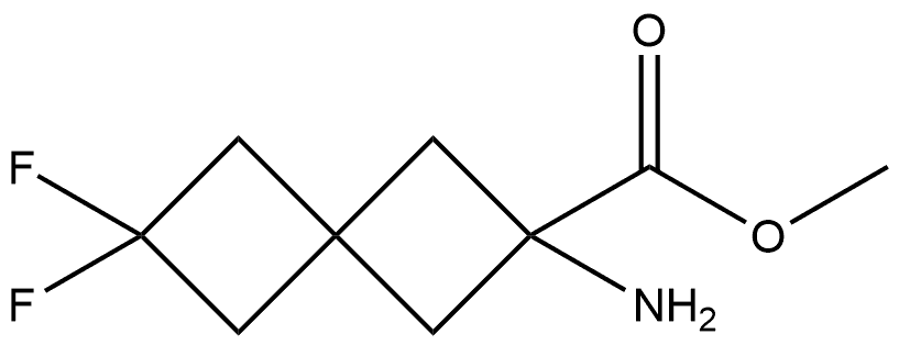 Methyl 2-amino-6,6-difluorospiro[3.3]heptane-2-carboxylate 结构式