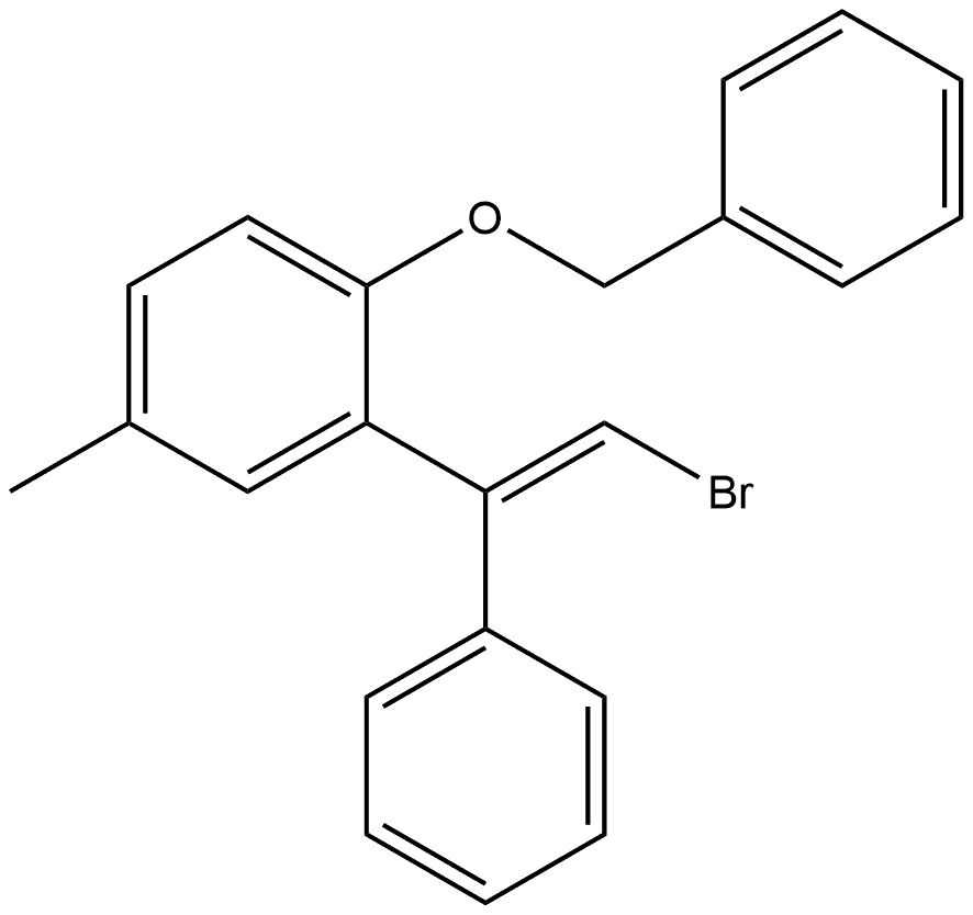 (Z)-1-(benzyloxy)-2-(2-bromo-1-phenylvinyl)-4-methylbenzene|(Z)-1-苄氧基-2-(2-溴-1-苯基乙烯基)-4-甲基苯