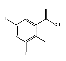 Benzoic acid, 3-fluoro-5-iodo-2-methyl-|3-氟-5-碘-2-甲基苯甲酸