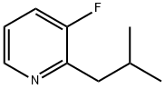 Pyridine, 3-fluoro-2-(2-methylpropyl)- Structure