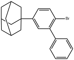 Tricyclo[3.3.1.13,7]decane, 1-(6-bromo[1,1'-biphenyl]-3-yl)- Struktur