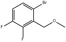 1-Bromo-3,4-difluoro-2-(methoxymethyl)benzene Structure