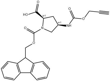 Fmoc-L-Pro(4-NHPoc)-OH (2S,4S)|化合物 (2S,4S)-Fmoc-L-Pro(4-NHPoc)-OH