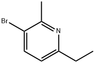 Pyridine, 3-bromo-6-ethyl-2-methyl- Structure