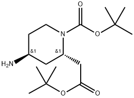 tert-Butyl (2S,4S)-4-amino-2-(2-(tert-butoxy)-2-oxoethyl)piperidine-1-carboxylate|(2S,4S)-4-氨基-2-(2-(叔丁氧基)-2-氧代乙基)哌啶-1-甲酸叔丁酯