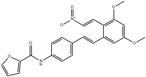 N-[4-[(1E)-2-[3,5-Dimethoxy-2-[(1E)-2-nitroethenyl]phenyl]ethenyl]phenyl]-2-furancarboxamide|化合物 NLRP3-IN-8