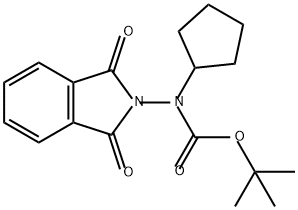 Carbamic acid, N-cyclopentyl-N-(1,3-dihydro-1,3-dioxo-2H-isoindol-2-yl)-, 1,1-dimethylethyl ester